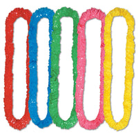 Beistle Luau Party Soft-Twist Poly Leis assorted colors