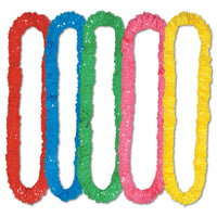 Beistle Luau Party Soft-Twist Poly Leis assorted colors