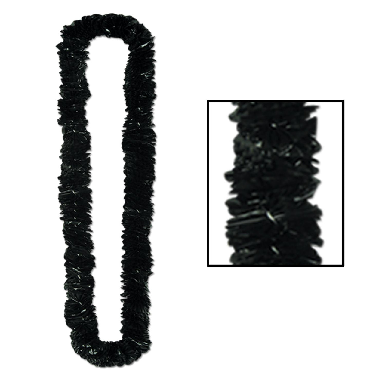 Beistle Soft-Twist Poly Lei - black