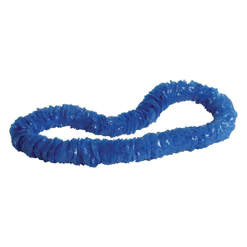 Luau Party Blue Soft-Twist Poly Leis with Labeled Box (One Box of 50)