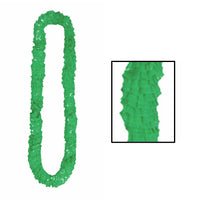 Beistle Luau Party Soft-Twist Poly Leis - green