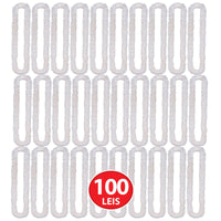 Luau Party Supplies - Soft-Twist Poly Leis with Labeled Box