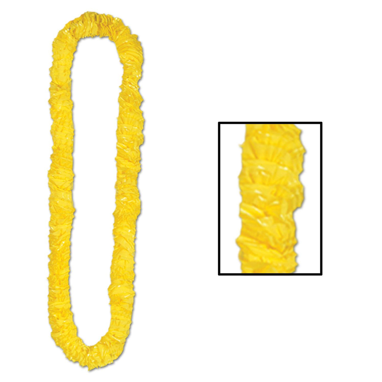 Beistle Luau Party Yellow Soft-Twist Poly Leis