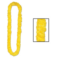 Beistle Luau Party Yellow Soft-Twist Poly Leis