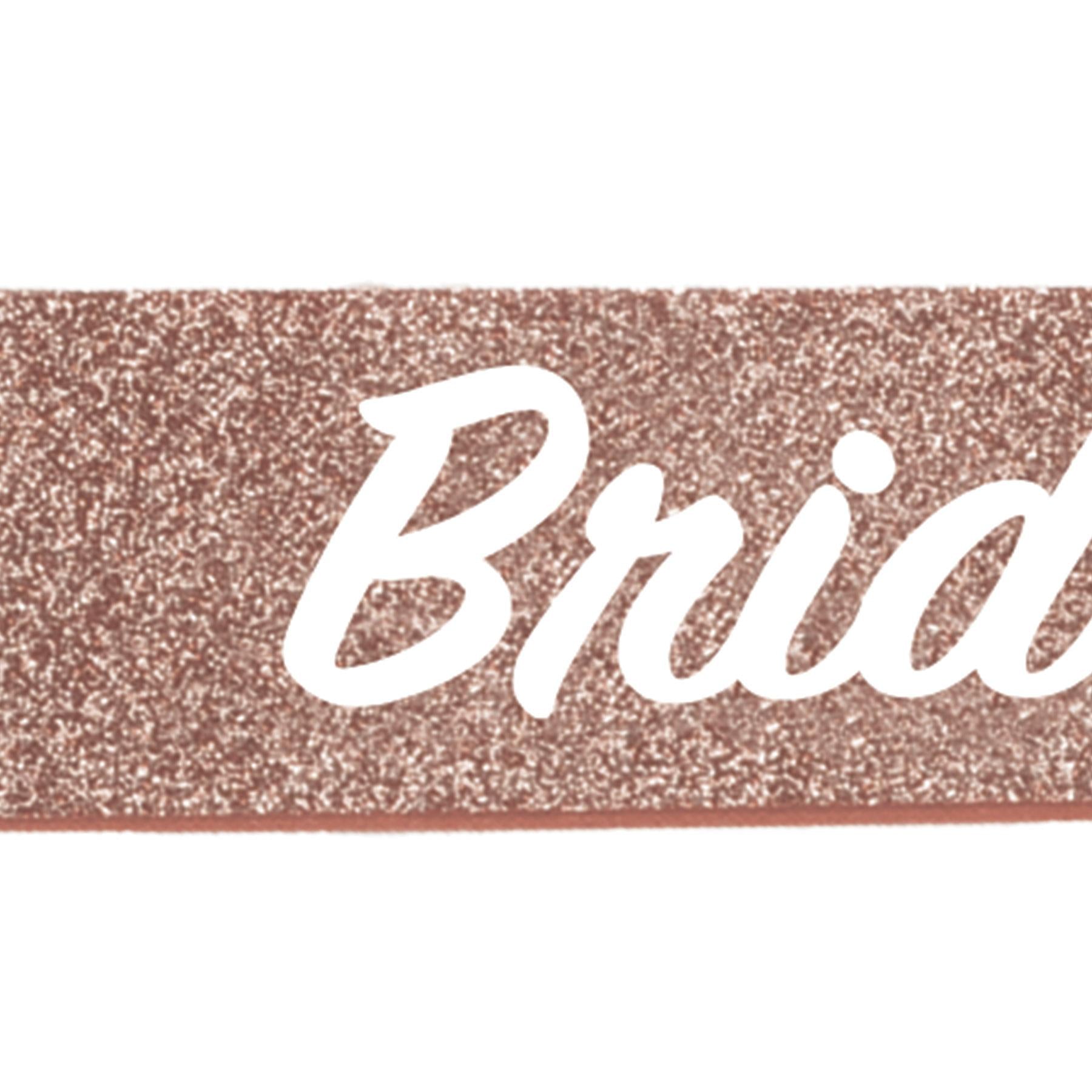 Bachelorette Party Bride To Be Glittered Sash (6 Packages)