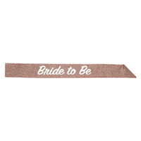 Bachelorette Party Bride To Be Glittered Sash (6 Packages)