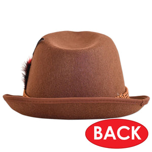Bulk Brown Alpine Hat (6 Per Case) by Beistle
