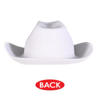 Bulk White Felt Cowboy Hat (6 Per Case) by Beistle