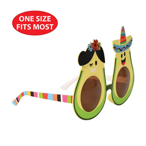 Beistle Avocado Glasses - One Size Fits Most, Fiesta Novelty Glasses, 1/pkg, 6/case