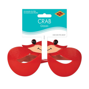 Beistle Crab Glasses - Luau Novelty Crab Glasses