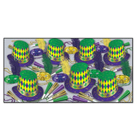 Beistle Mardi Gras Party Kit for 50 people