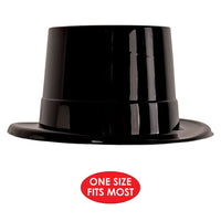 Party Accessories - Black Plastic Topper
