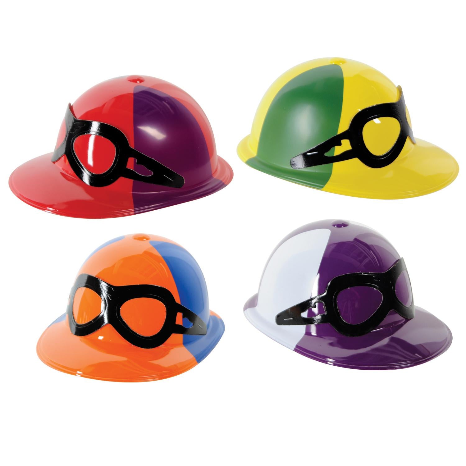 Beistle Plastic Jockey Helmets assorted colors