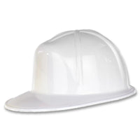 Beistle White Plastic Costume Construction Helmet