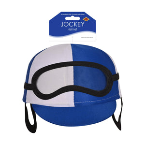 Beistle Jockey Helmet - Blue, One Size Fits Most, Derby Day Costume Hat, 1/pkg, 6/case