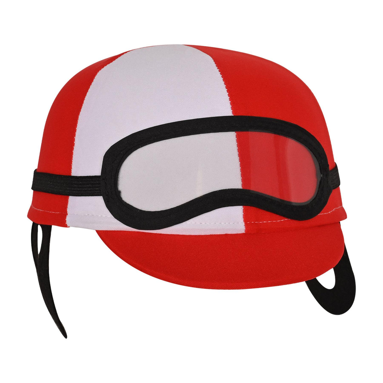 Beistle Jockey Helmet - Red, One Size Fits Most, Derby Day Costume Hat, 1/pkg, 6/case