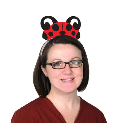 Beistle Printed Ladybug Tiaras (4/Pkg)