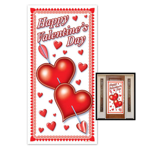 Beistle Happy Valentine's Day Door Cover