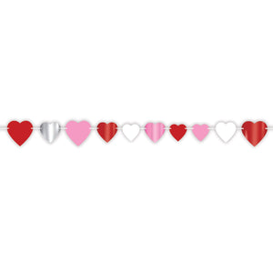 Beistle Valentine's Day Heart Streamer