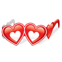 Beistle Valentine's Day Heart Eyeglasses (12/Pkg)
