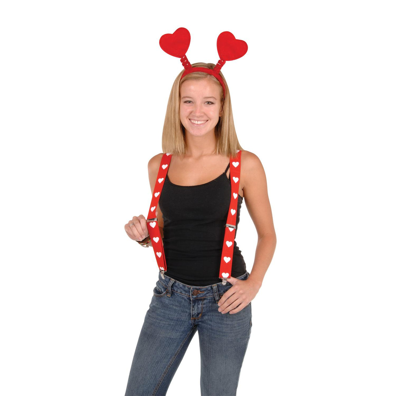 Beistle Valentine's Day Heart Suspenders