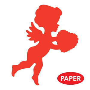 Valentines Day Party Supplies - Printed Cupid Cutout