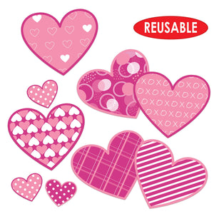 Beistle Valentine's Day Clings (Case of 12 Sheets)