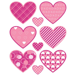Beistle Valentine's Day Clings (9/Sheet)