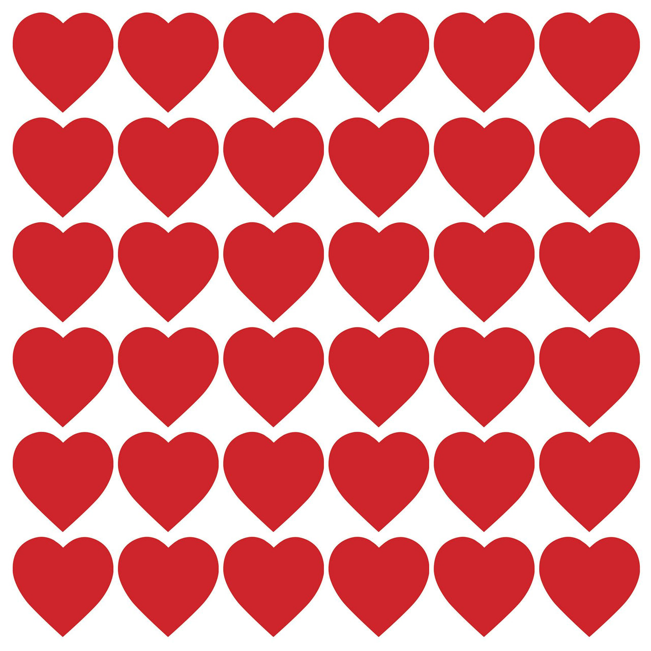 Valentines Day Party Supplies - Printed Heart Cutout