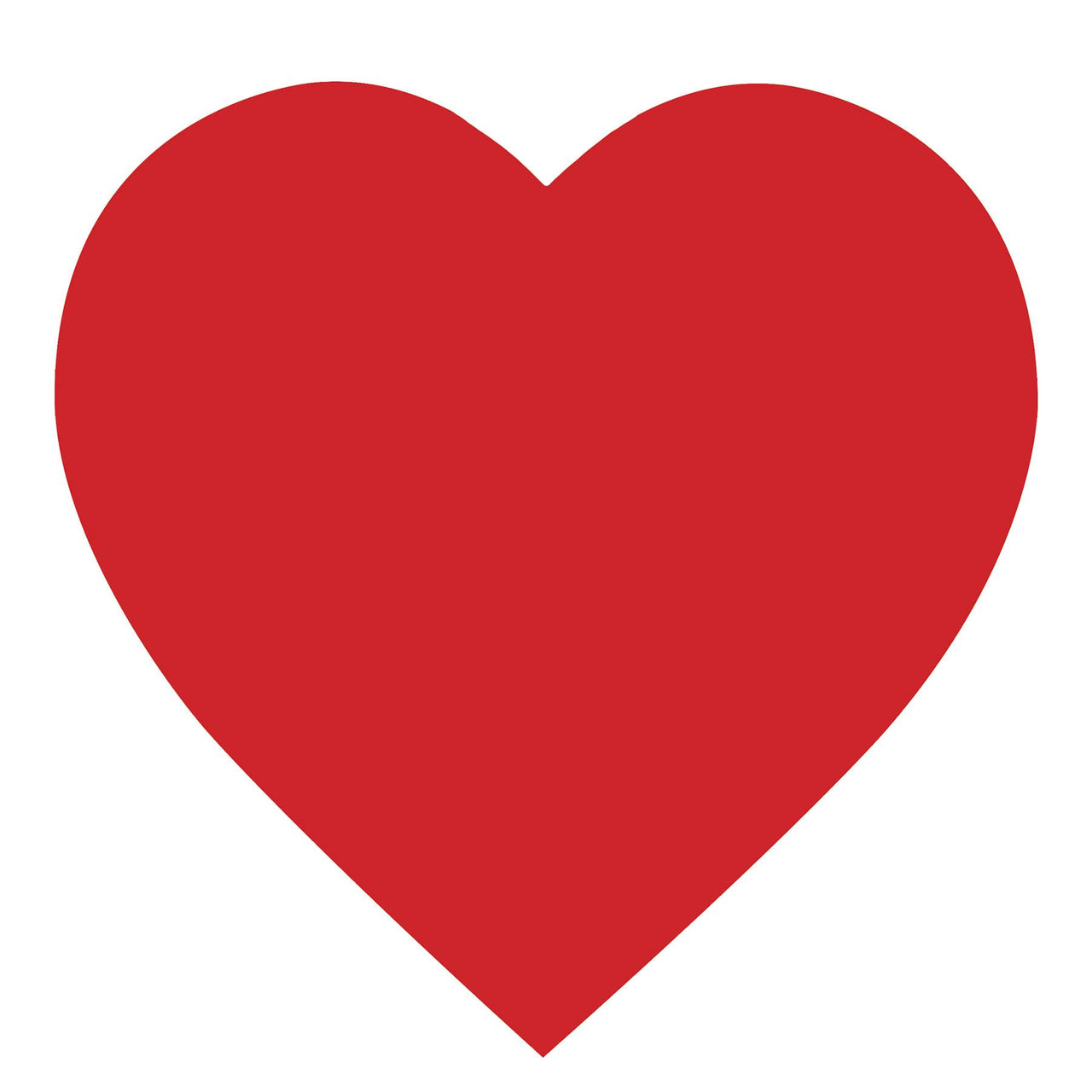 12" Beistle Valentine's Day Printed Heart Cutout