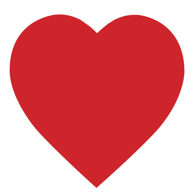 12" Beistle Valentine's Day Printed Heart Cutout