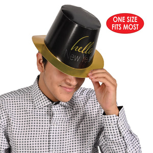 Beistle Hello New Year Hi-Hat (Case of 25)