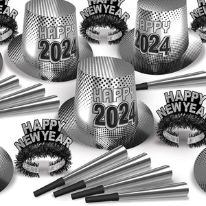Beistle New Year  2024  Silver assorted for 50