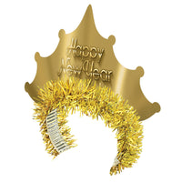 Beistle Golden New Year Tiaras (Case of 50)