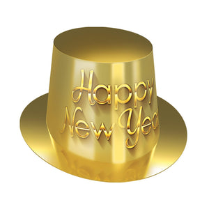 Beistle Golden New Year Hi-Hat (Case of 25)