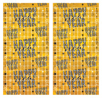 Beistle Happy New Year Metallic Square Curtain