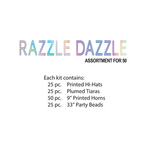 Beistle Razzle Dazzle assorted for 50