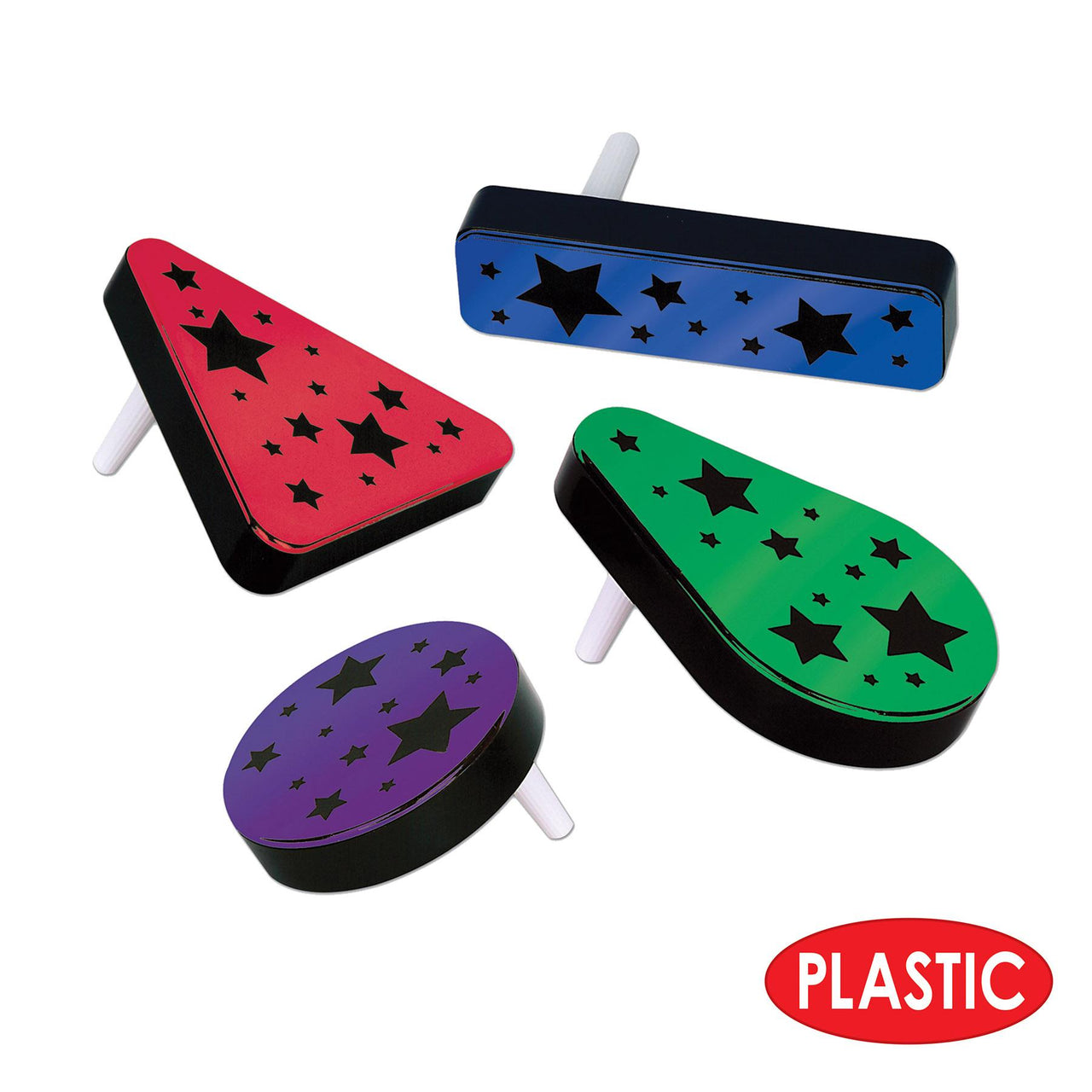 Party Accessories - Plastic Metallic Noisemakers