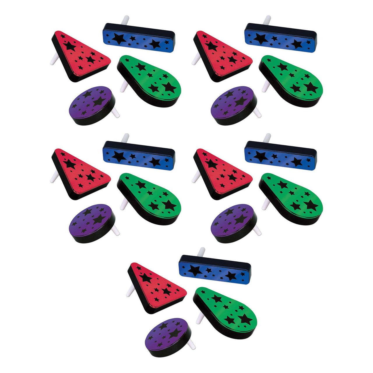 Party Accessories - Plastic Metallic Noisemakers