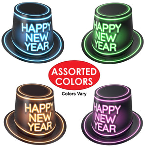 Bulk Glowing New Year Hi-Hats (25 Per Case) by Beistle