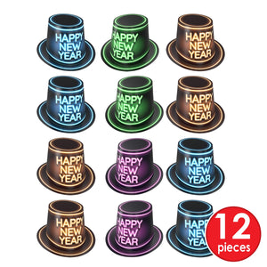 Bulk Glowing New Year Hi-Hats (25 Per Case) by Beistle