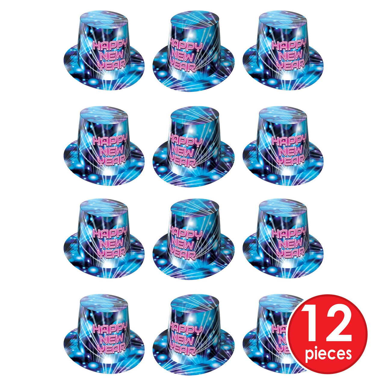 Beistle New Year's Rave Hi-Hat (25 per Box)