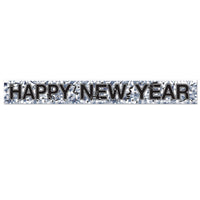 Beistle Metallic Happy New Year Fringe Banner