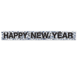 Beistle Metallic Happy New Year Fringe Banner
