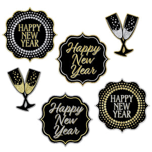 Beistle New Year Cutouts (6/Pkg)