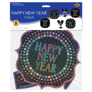 Beistle Happy New Year Cutouts (Case of 72)