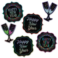 Beistle Happy New Year Cutouts (6/Pkg)