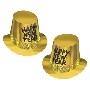 Beistle Gold Rush New Years Party Hi-Hat