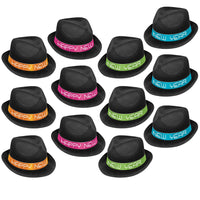 Neon Glow Chairman Hats, party supplies, decorations, The Beistle Company, New Years, Bulk, Holiday Party Supplies, Discount New Years Eve 2017 Party Supplies, 2017 New Year's Eve Stuff to Wear, New Year's Eve Hats and Tiaras