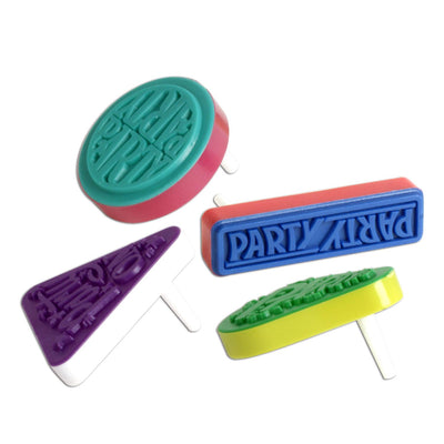 New Year's Eve Packaged Racket Raise 'N Noisemakers (4/Pkg)